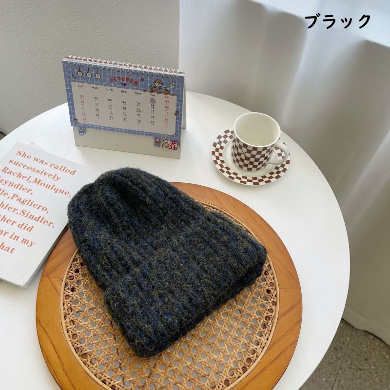 お取り寄せ商品 ニット帽 大きいサイズ ニット帽 通気性 蒸れにくい 無地 ビーニー帽 BIG 紫外 ストレッチ おおきい UV 秋冬 ぼうし ニットキャップ レディース 