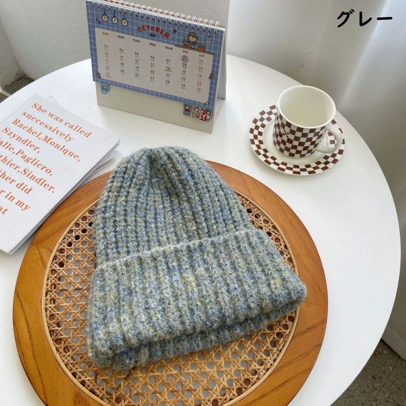 お取り寄せ商品 ニット帽 大きいサイズ ニット帽 通気性 蒸れにくい 無地 ビーニー帽 BIG 紫外 ストレッチ おおきい UV 秋冬 ぼうし ニットキャップ レディース 