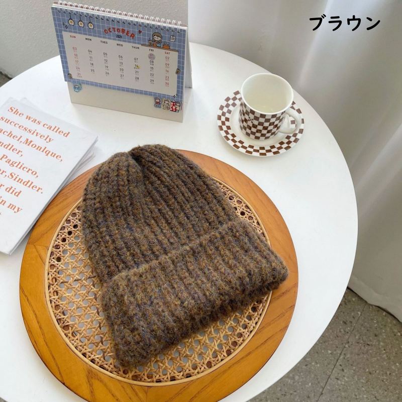 お取り寄せ商品 ニット帽 大きいサイズ ニット帽 通気性 蒸れにくい 無地 ビーニー帽 BIG 紫外 ストレッチ おおきい UV 秋冬 ぼうし ニットキャップ レディース 