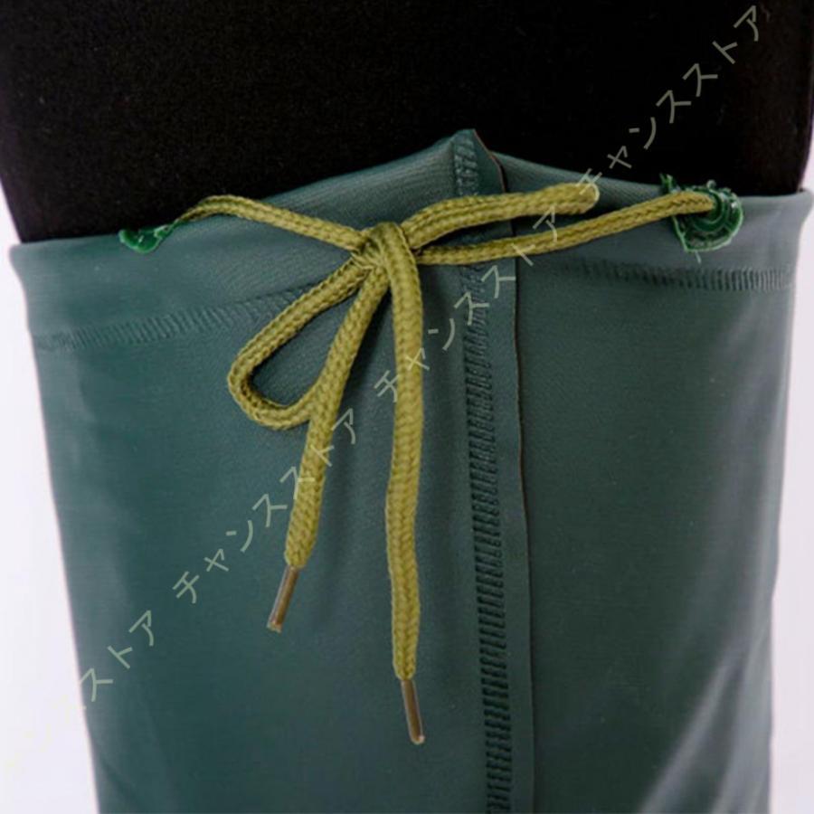 レインロング レインブーツ 折りたたみ 防水 防滑 長靴 完全防水 男女兼用 浅瀬 川 海 田植え漁業 防水長靴 防水ズボン 水仕事 ヒップウェーダー 