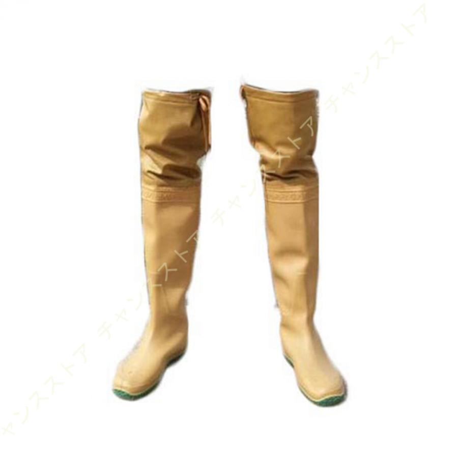 レインロング レインブーツ 折りたたみ 防水 防滑 長靴 完全防水 男女兼用 浅瀬 川 海 田植え漁業 防水長靴 防水ズボン 水仕事 ヒップウェーダー 