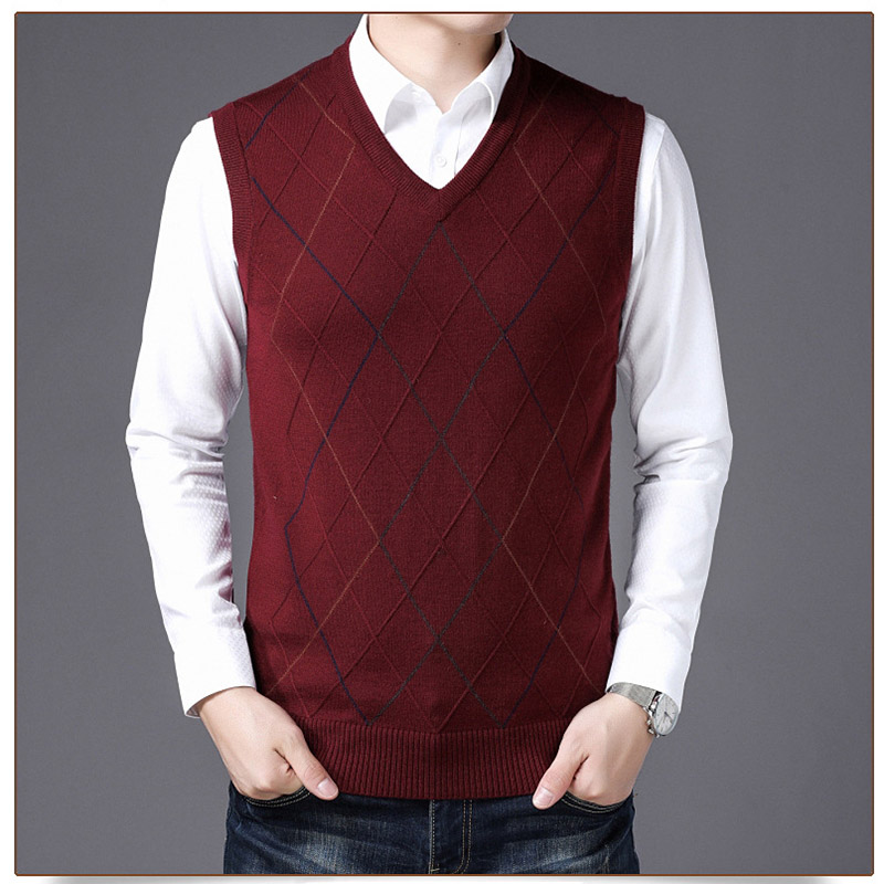 ニット ベスト メンズ スーツベスト 春秋冬 Vネック トップス フォーマル おしゃれ 仕事 チョッキ 細身 お洒落 ジレ メンズ 通学 通勤 ビジネス アウター 