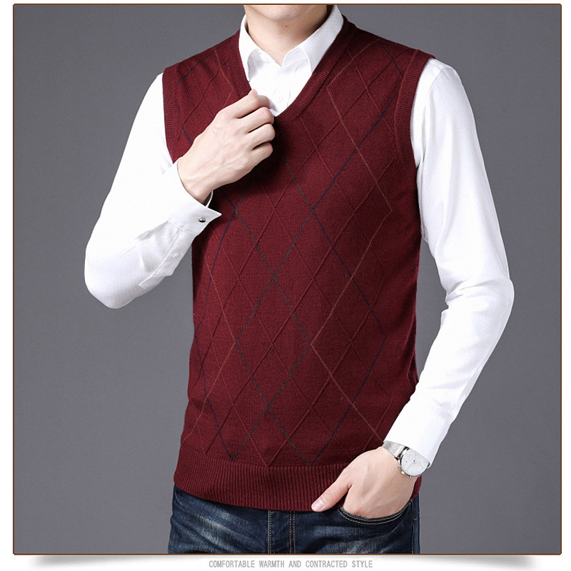 ニット ベスト メンズ スーツベスト 春秋冬 Vネック トップス フォーマル おしゃれ 仕事 チョッキ 細身 お洒落 ジレ メンズ 通学 通勤 ビジネス アウター 