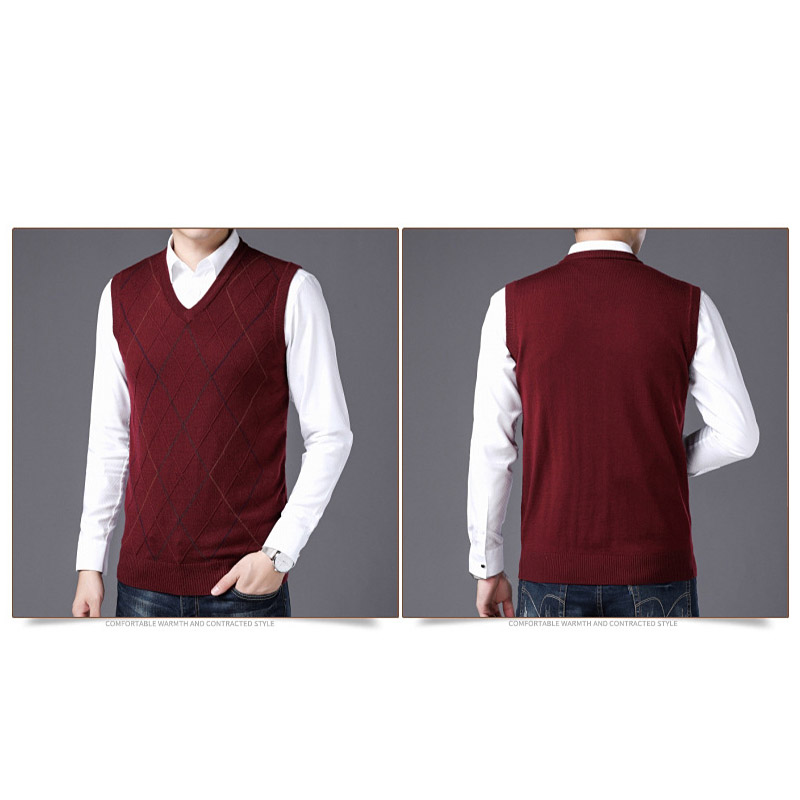 ニット ベスト メンズ スーツベスト 春秋冬 Vネック トップス フォーマル おしゃれ 仕事 チョッキ 細身 お洒落 ジレ メンズ 通学 通勤 ビジネス アウター 