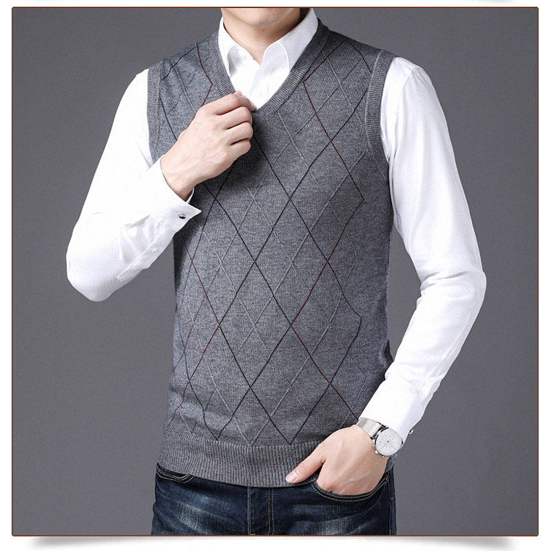 ニット ベスト メンズ スーツベスト 春秋冬 Vネック トップス フォーマル おしゃれ 仕事 チョッキ 細身 お洒落 ジレ メンズ 通学 通勤 ビジネス アウター 
