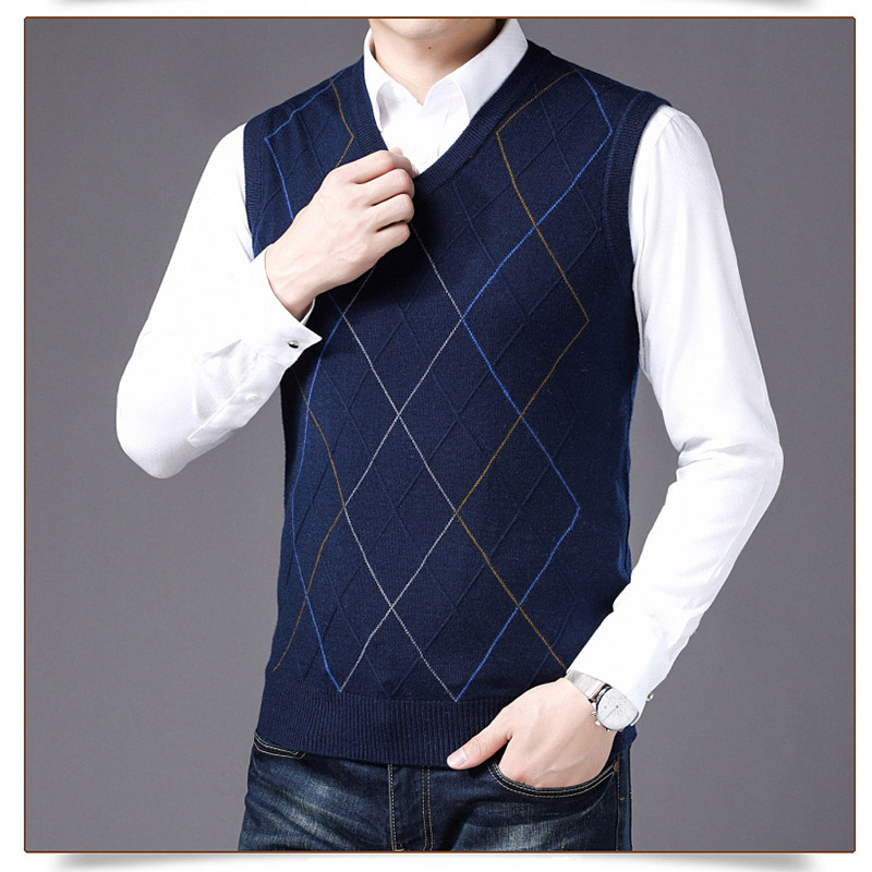 ニット ベスト メンズ スーツベスト 春秋冬 Vネック トップス フォーマル おしゃれ 仕事 チョッキ 細身 お洒落 ジレ メンズ 通学 通勤 ビジネス アウター 