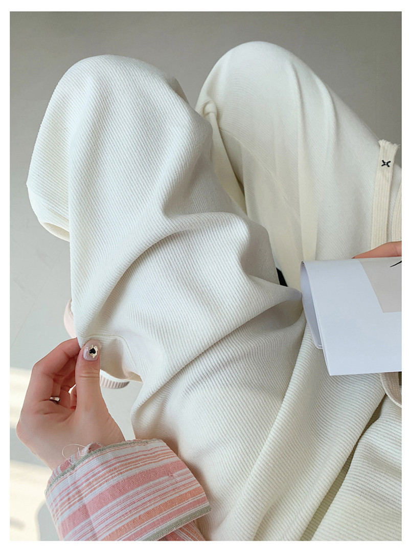 ワイドパンツ レディース ロング スウェットパンツ ガウチョパンツ ストレートパンツ 通勤 秋物 ウエストゴム オフィス ボズボン通学 秋 