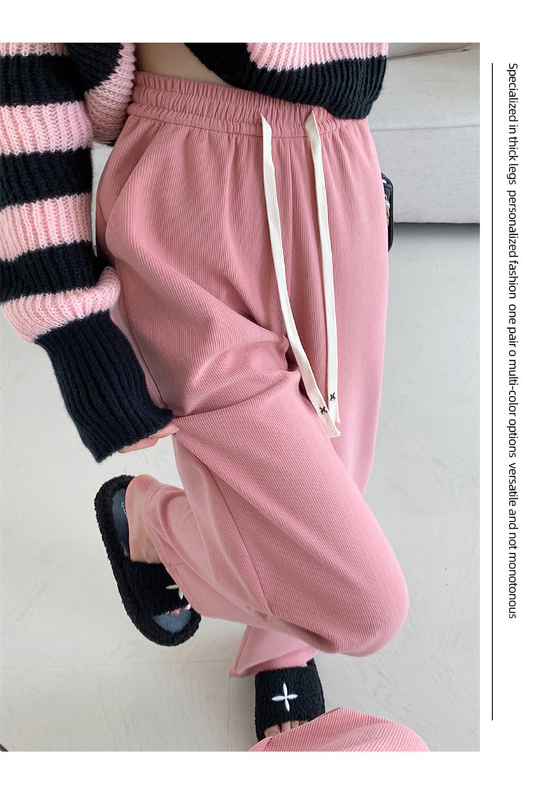 ワイドパンツ レディース ロング スウェットパンツ ガウチョパンツ ストレートパンツ 通勤 秋物 ウエストゴム オフィス ボズボン通学 秋 