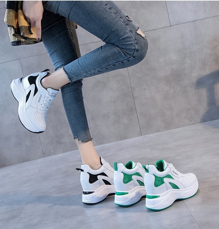 スニーカー 厚底靴 インヒール ハイカット ウォーキング美脚 レディース カジュアル歩きやすい 