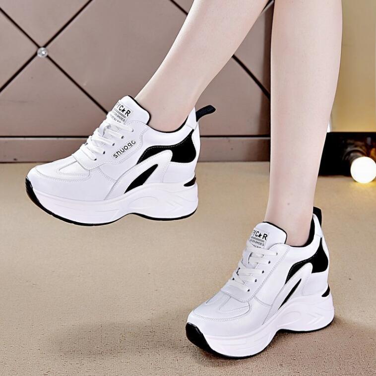 スニーカー 厚底靴 インヒール ハイカット ウォーキング美脚 レディース カジュアル歩きやすい 