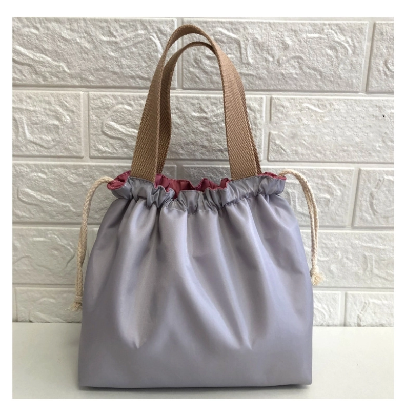 ランチバッグ ランチトート 巾着型 防水 お弁当 お弁当袋 ペットボトル 子供 レディース エコバッグ 巾着袋 買い物袋 キッズ 通学 学童弁当 メンズ 通勤 