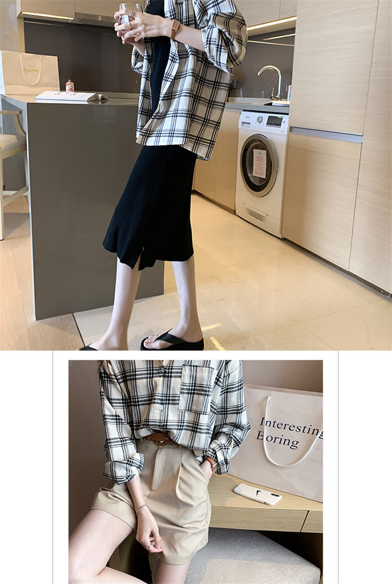 ブラウス レディース 長袖 シャツ チェックシャツ チェック柄 秋 通勤 普段着 フォーマル トップス OL オーバーサイズ オフィス 通勤 