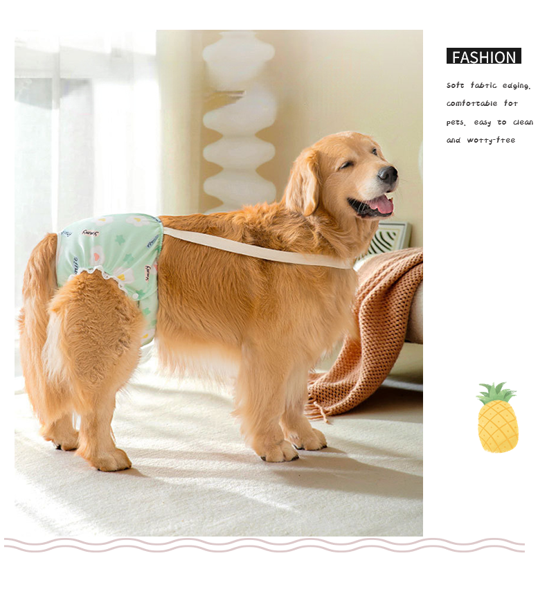 中大型犬用オムツカバー 犬用生理パンツ サニタリーパンツ マナーウェア ドッグウェア 犬服 サスペンダー付 おむつカバー マーキング防止 介護用 しつけ用品 