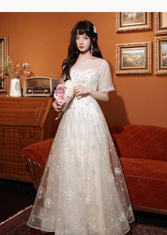 イブニングドレス 結婚式ドレス パーティードレス プリンセス風ドレス 高校生 演奏会ドレス 花嫁ドレス 披露宴 同窓会 チュール 発表会 呼ばれ謝恩会 