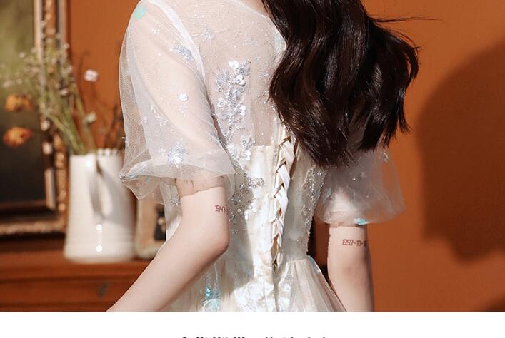 イブニングドレス 結婚式ドレス パーティードレス プリンセス風ドレス 高校生 演奏会ドレス 花嫁ドレス 披露宴 同窓会 チュール 発表会 呼ばれ謝恩会 