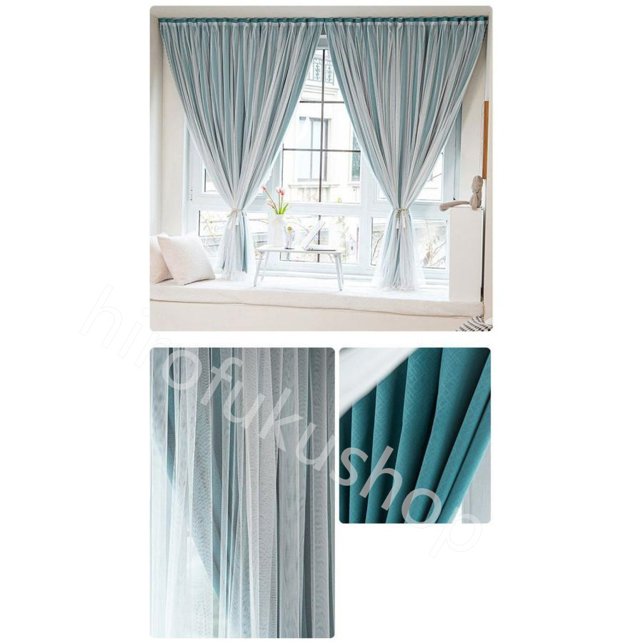 レースカーテン 1枚 UVカット 遮光 おしゃれ カーテン 丈直し シンプル省エネ UVカット 洗濯 フック インテリア 洗える 無地 遮熱 透光 