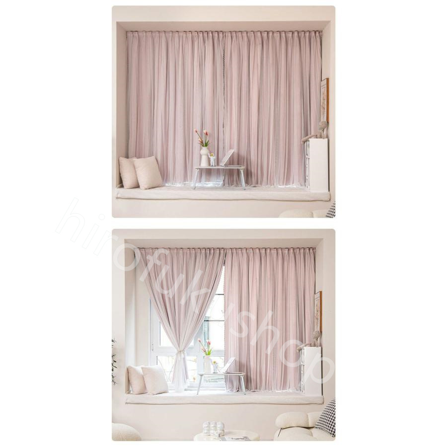 レースカーテン 1枚 UVカット 遮光 おしゃれ カーテン 丈直し シンプル省エネ UVカット 洗濯 フック インテリア 洗える 無地 遮熱 透光 