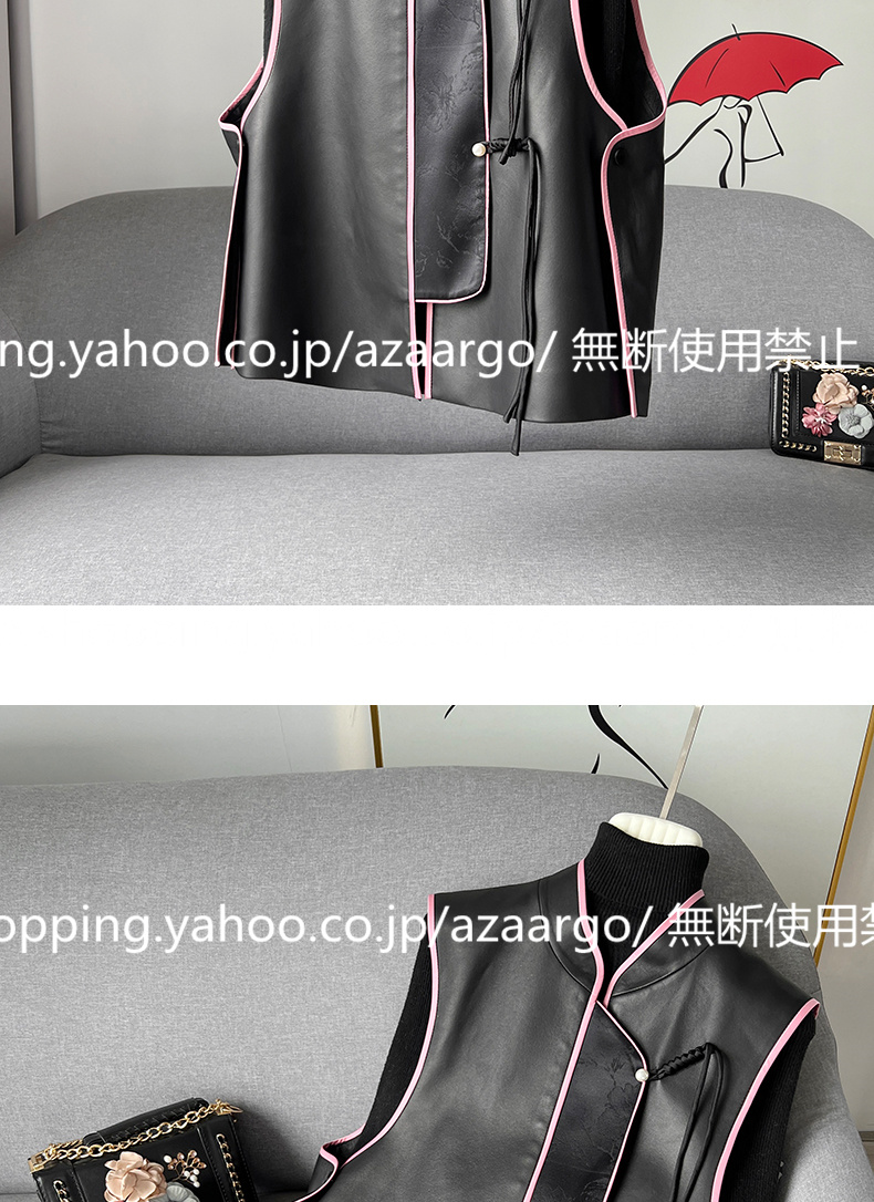 春夏秋冬 。 ベスト レディース レザーベスト 羊革 おしゃれ チョッキ 通勤 フォーマル ジレベスト ベスト前開き バイク用ベスト カジュアル 