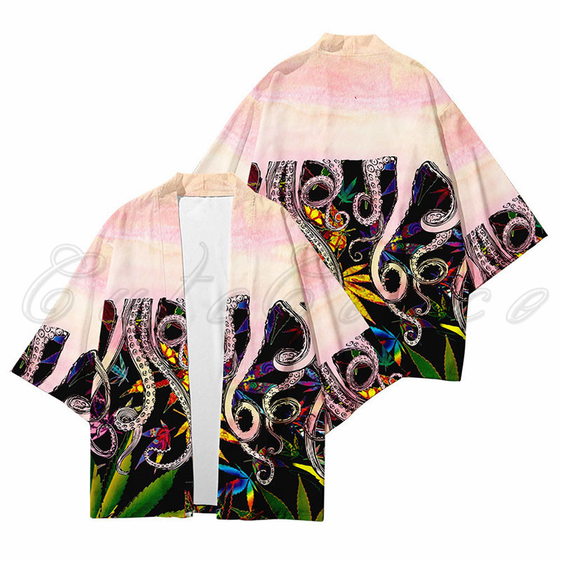 羽織 着物カーディガン メンズ 振袖 和柄 アウター 洗える ゆったり 父の日 プリント 送料無料 日焼け止め服 開襟シャツ 紫外線防止 ギフト 冷房対策 浴衣 