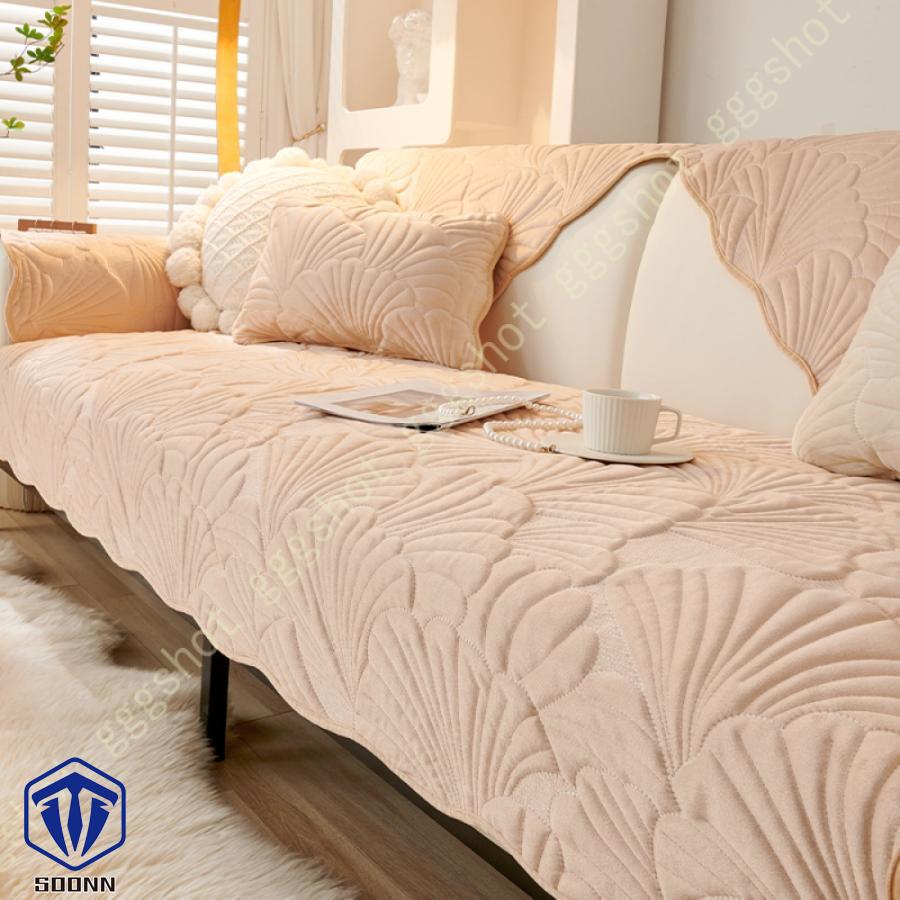 ペットソファーカバー ソファーカバー ソファーシーツ ソファーマット キルティング保護 傷防止 葉柄 ペット用 おしゃれ 犬猫対策 防塵 カウチカバー 綺麗 