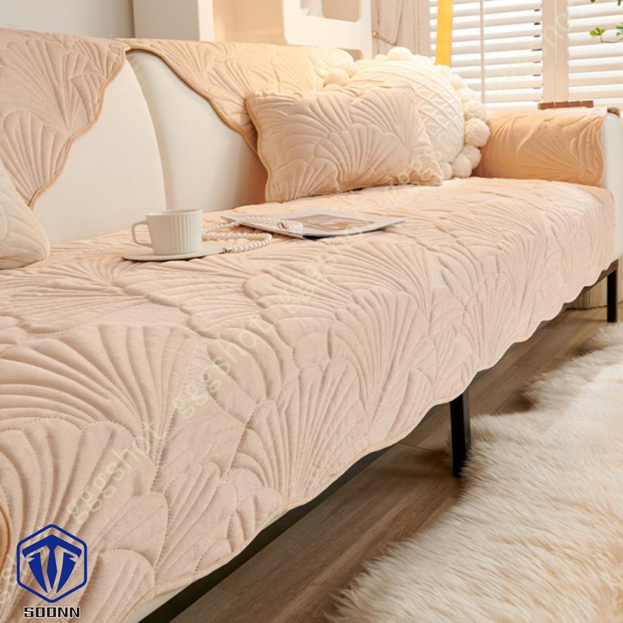 ペットソファーカバー ソファーカバー ソファーシーツ ソファーマット キルティング保護 傷防止 葉柄 ペット用 おしゃれ 犬猫対策 防塵 カウチカバー 綺麗 