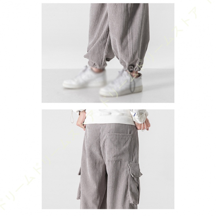 ワイドパンツ メンズ 冬 ワイド パンツ カーゴパンツ 秋 ワイドパンツ コーデュロイパンツ 大きいサイズ 冬 ゆったり 冬服 パンツ パンツ ウエストゴム 秋服 
