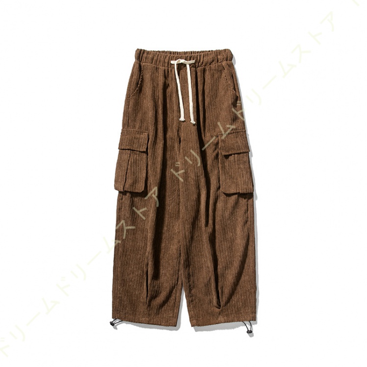 ワイドパンツ メンズ 冬 ワイド パンツ カーゴパンツ 秋 ワイドパンツ コーデュロイパンツ 大きいサイズ 冬 ゆったり 冬服 パンツ パンツ ウエストゴム 秋服 