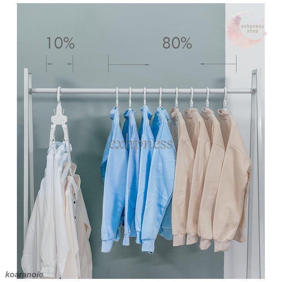 ワンタッチハンガー 8連 ハンガー ワンタッチ 便利グッズ 便利 スリム 収納 Tシャツ 物干しハンガー ワイシャツ 洗濯 ハンガーラック 