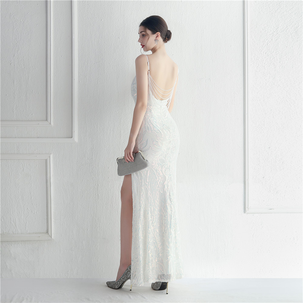 カラードレス マーメイドドレス パーティードレス キャミソール バックシャン イブニングドレス スパンファスナー 二次会 結婚式 ウェディングドレス 