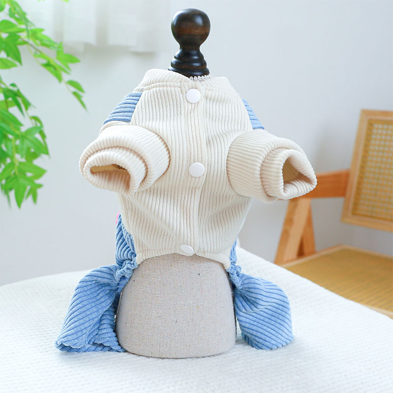 ペットウェア ペット用品 犬 猫 犬の服 洋服 部屋着 オールインワン 春秋 おしゃれ 小型犬 寝間着 かわいい パンツ 安い お出かけ お散歩 