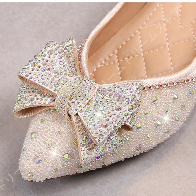 パンプス 美脚 レディース コンフォートビジュー リボン ウェッジソール ローファー ファッション 女性 脚長 婦人 5CM おしゃれ 軽量 カジュアル 