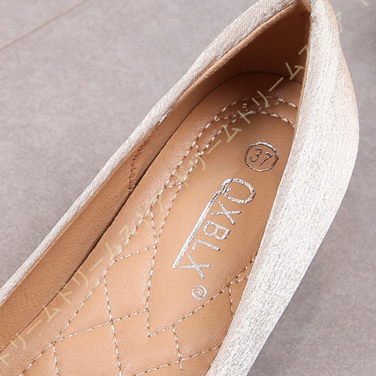 パンプス 美脚 レディース コンフォートビジュー リボン ウェッジソール ローファー ファッション 女性 脚長 婦人 5CM おしゃれ 軽量 カジュアル 