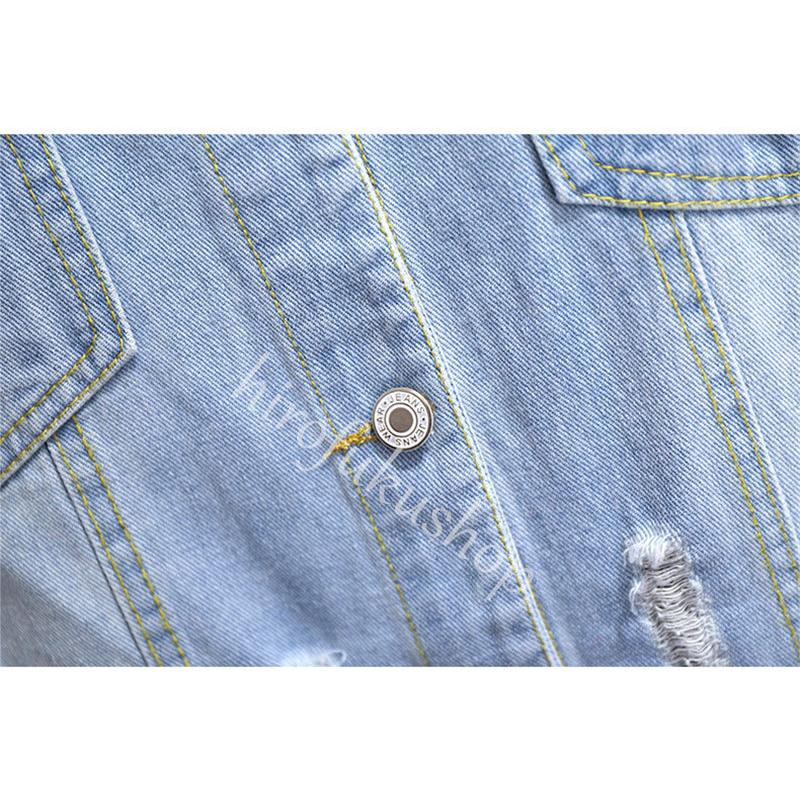 デニムベスト レディース ジレ 前開き 春夏 アウター ダメージ加工 カジュアル 大きいサイズ ノースリーブ トップス ゆったり デニム シンプル 