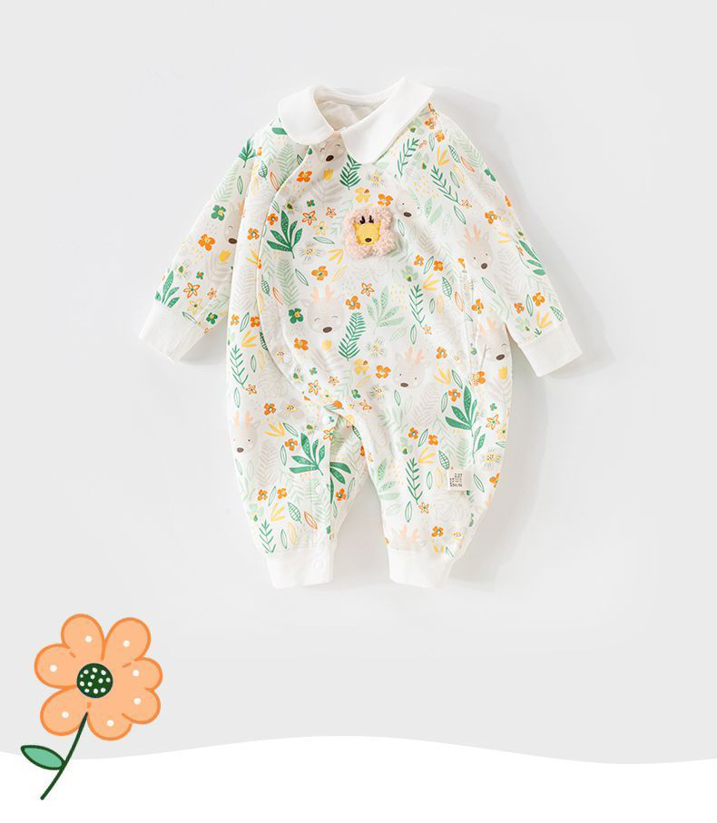 新生児用 カバーオール 長袖 秋 冬 ベビー服 コットン100％ 59 66 73 ギフト ロンパース 出産祝い 女の子 80 出産 ベビーカバーオール 退院 ベビーロンパース 