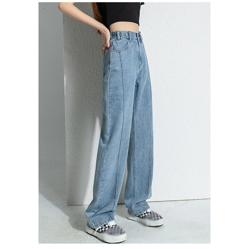 デニム レディース パンツ デニムパンツ ジーンズ ひんやり 涼しい ゴム 夏 ワイドパンツ 薄手 体型カバー ボ春 ハイウエスト 速乾 