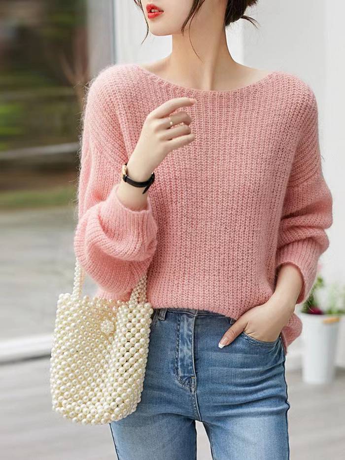 セーター ふわふわ ニット レディース 秋 トップス セーター チュニック 長袖 優雅 早秋新作 ゆるニット プルオーバー上品 ニットトップス 