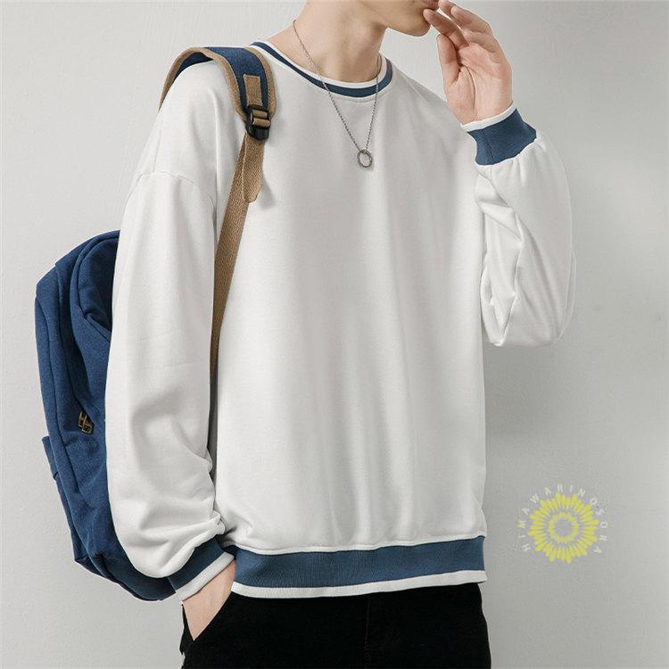 トレーナー メンズ 長袖 スウェットシャツ 無地 プルオーバー カジュアル クルーネック トップス 秋服 ゆったり おしゃれ 