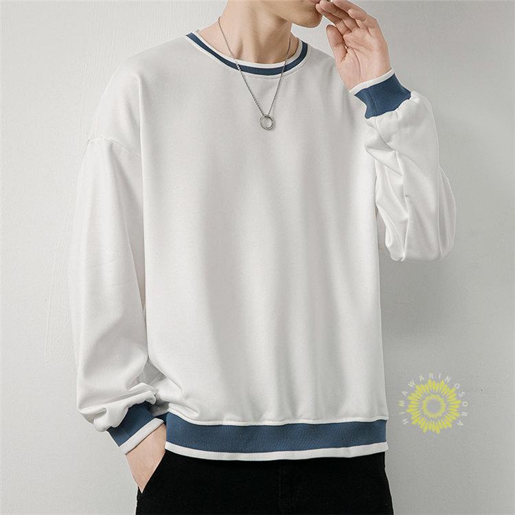 トレーナー メンズ 長袖 スウェットシャツ 無地 プルオーバー カジュアル クルーネック トップス 秋服 ゆったり おしゃれ 