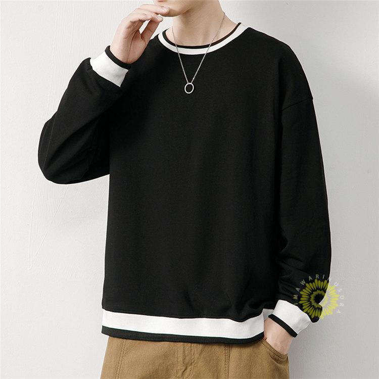 トレーナー メンズ 長袖 スウェットシャツ 無地 プルオーバー カジュアル クルーネック トップス 秋服 ゆったり おしゃれ 