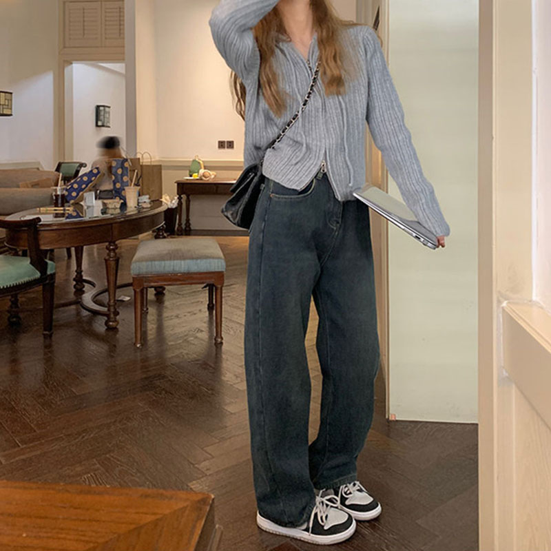 ニット レディース カーディガン トップス 長袖 フード付き おしゃれ カジュアル シンプル ゆったり 春秋コーデ ジップアップ 