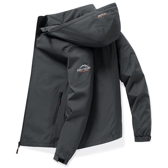 マウンテン秋 メンズ 長袖 ジップアップ フード付き ライトアウター カジュアル かっこいい おしゃれ トップス 