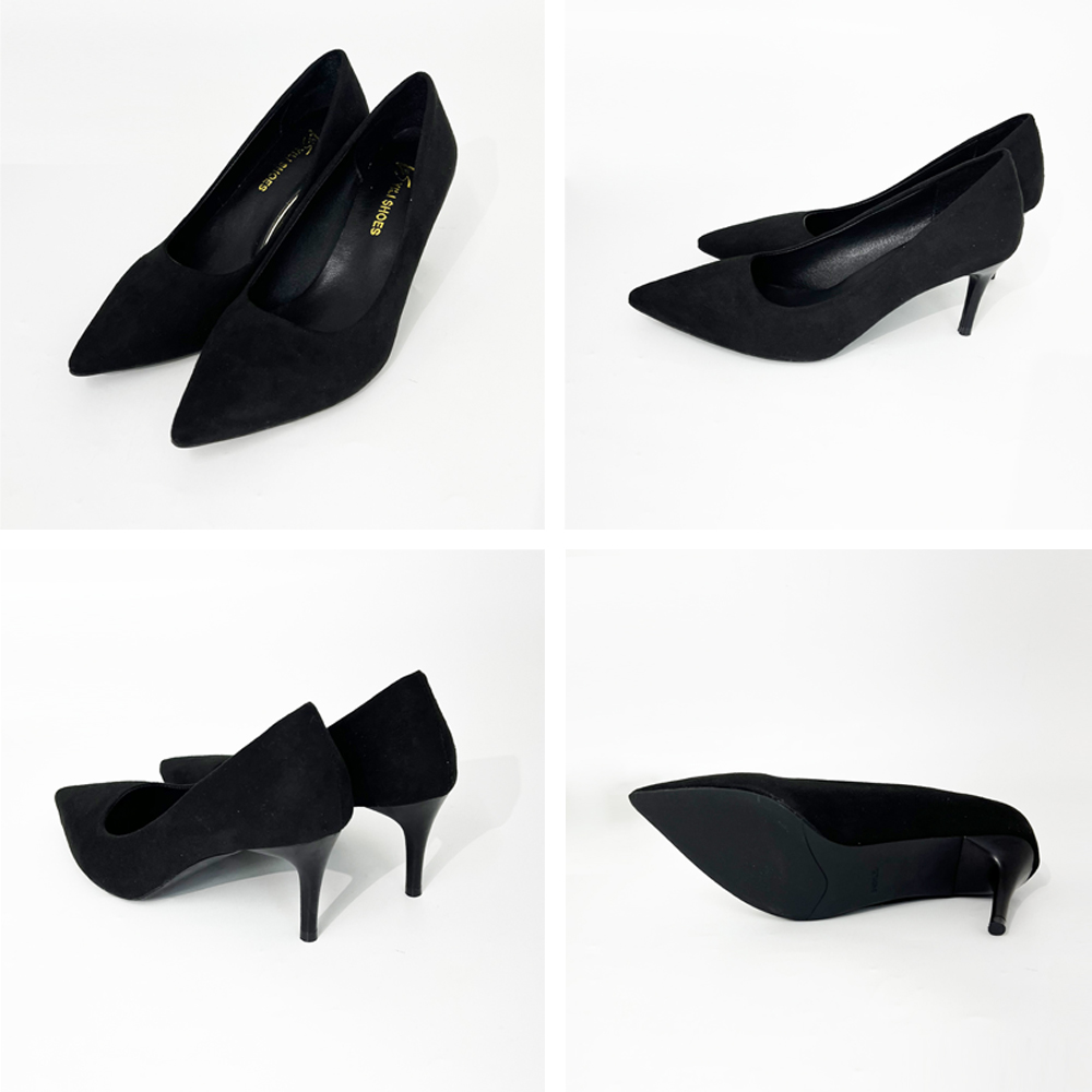 パンプス ポインテッドトゥ ハイヒール  