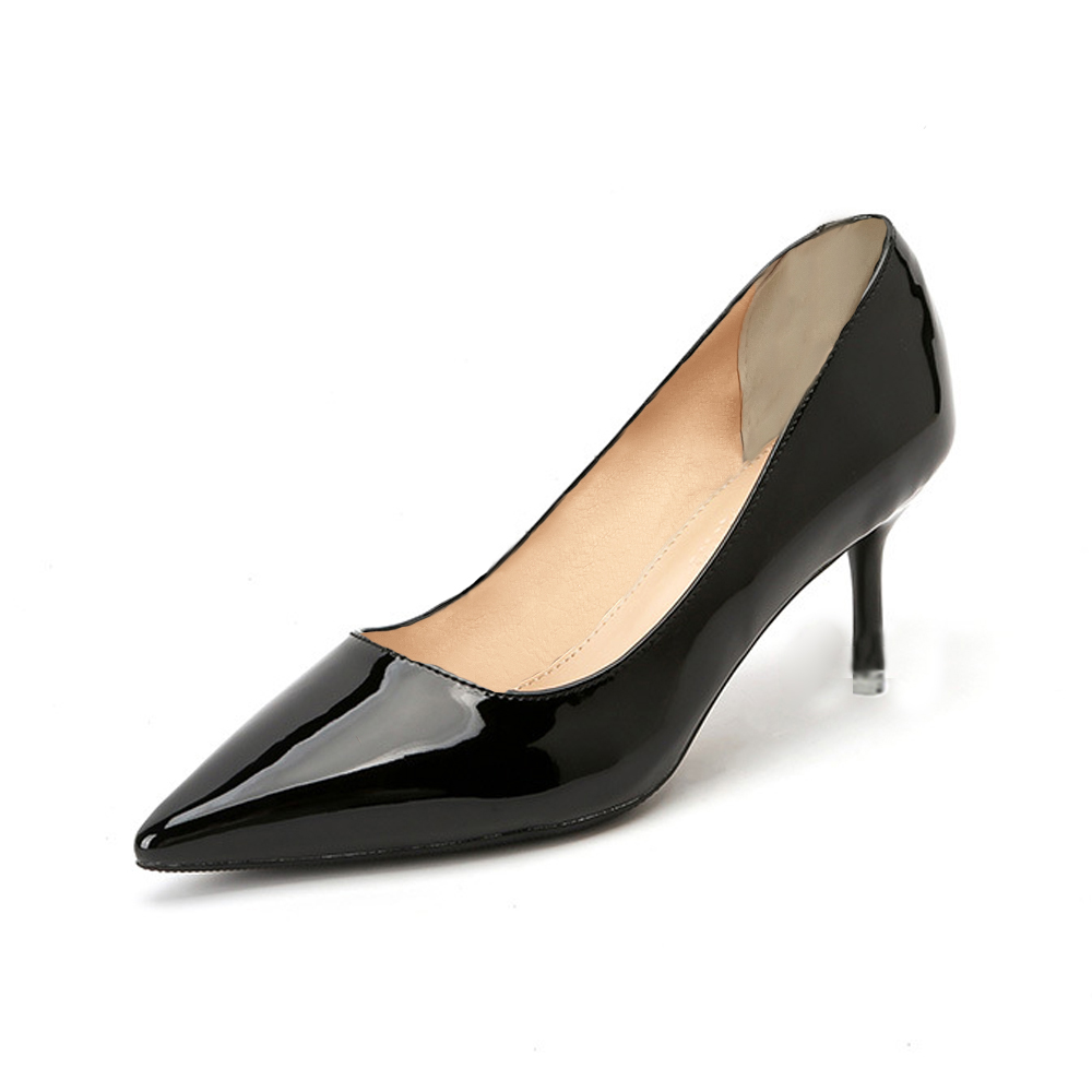 パンプス ポインテッドトゥ ハイヒール  