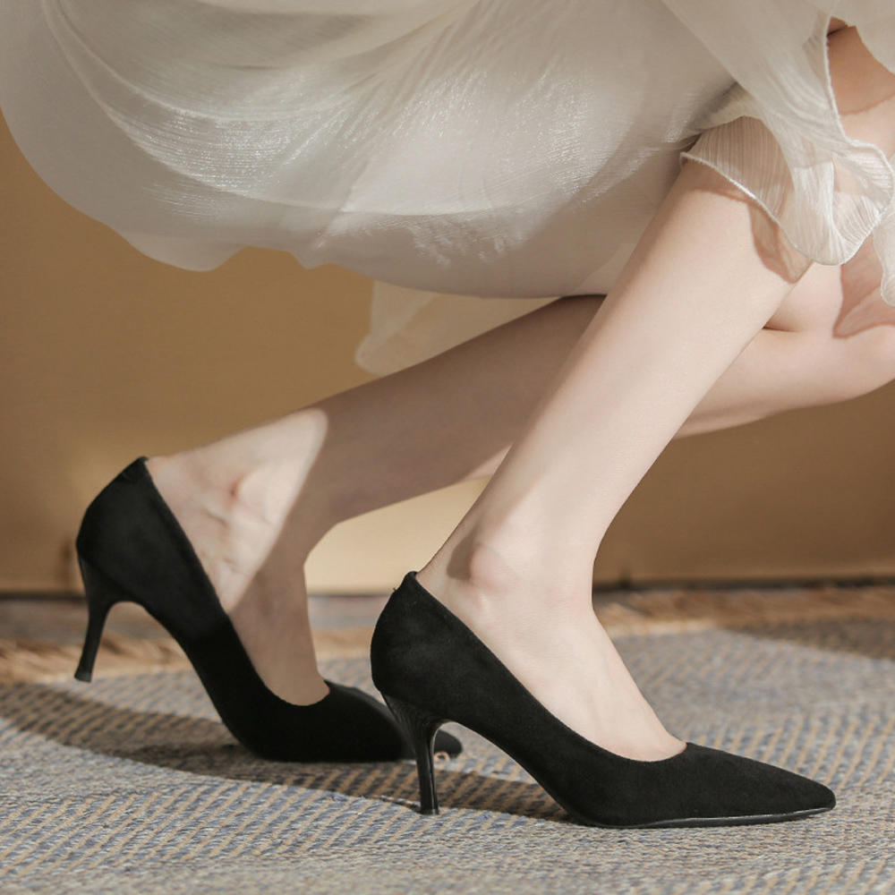 パンプス ポインテッドトゥ ハイヒール  
