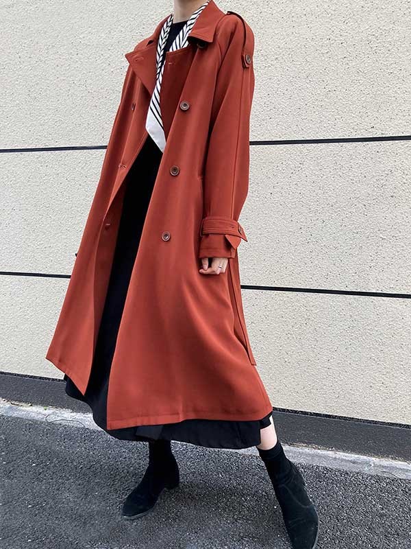 トレンチコート レディース 秋コート 小柄 着やせ 大きいサイズ 秋服 春 秋物 トレンチ ネイビー ベージュ アウター 秋 コート 