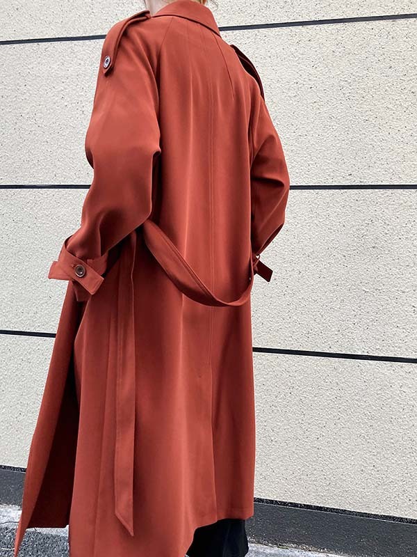 トレンチコート レディース 秋コート 小柄 着やせ 大きいサイズ 秋服 春 秋物 トレンチ ネイビー ベージュ アウター 秋 コート 