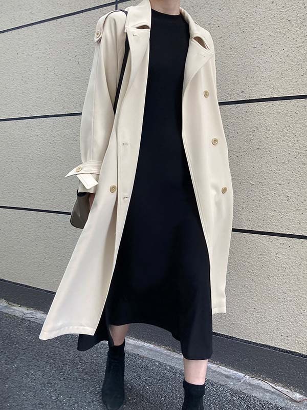 トレンチコート レディース 秋コート 小柄 着やせ 大きいサイズ 秋服 春 秋物 トレンチ ネイビー ベージュ アウター 秋 コート 