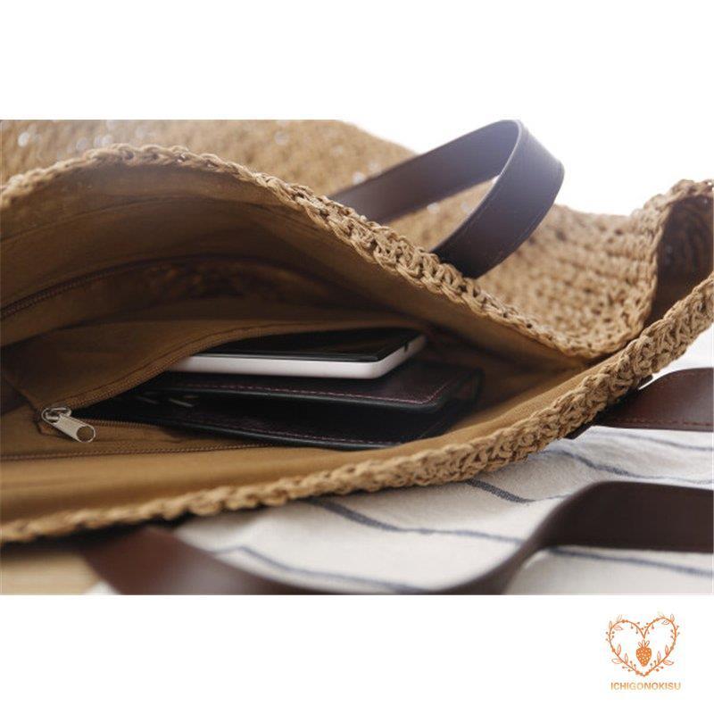 かごバッグ ハンドバッグ 編みバック トートバッグ 夏 草編み レディースバック 美ゆる かご 大容量 春 カバン ショルダーバッグ 無地 バッグ かばん コーデ 