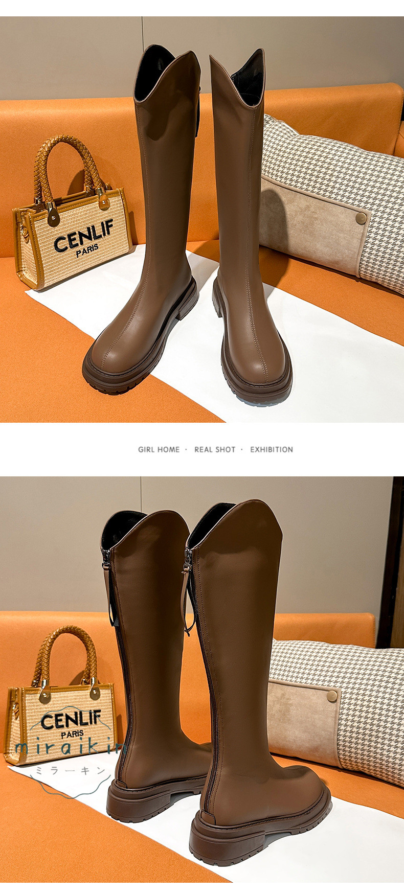 ロングブーツ レディース ブーツ シンプル 秋冬 ヒール 履きやすい 大きいサイズ お出掛け 美脚 通学 通勤 ローヒール 厚底 幅広 痛くない 裏起毛 歩きやすい 