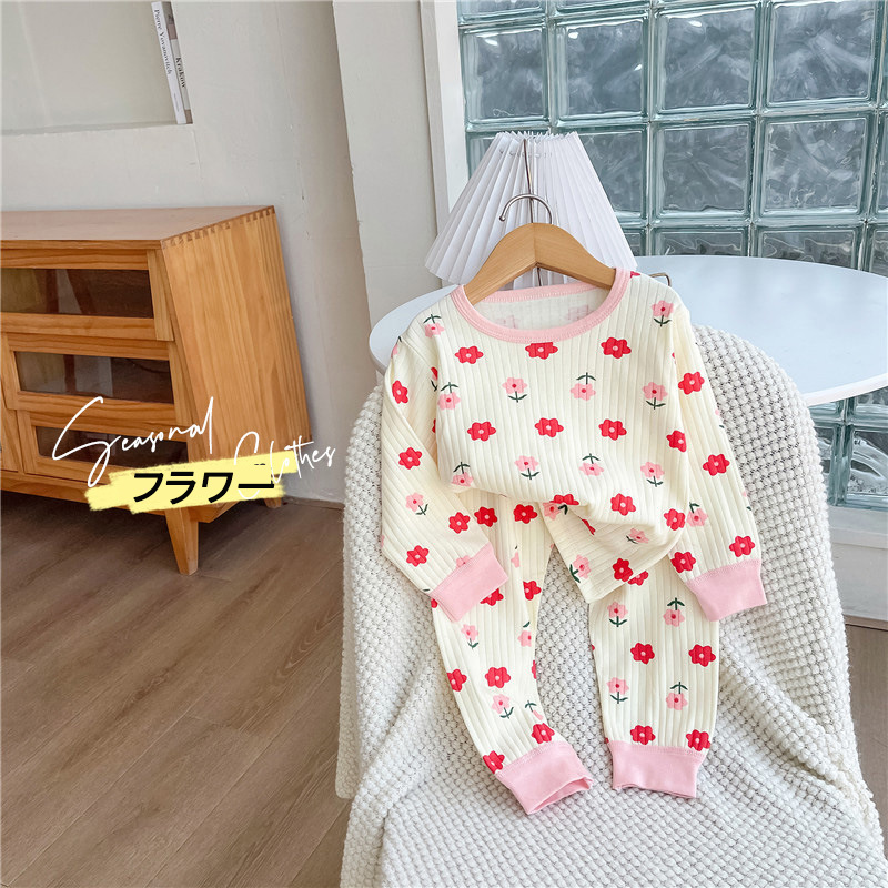 パジャマ ベビー キッズ 長袖 子供 こども 幼児 おしゃれ 綿 部屋着 秋 冬 コットン かわいい 子供服 男の子 上下セット 長ズボン 寝巻き 女の子 ルームウエア 